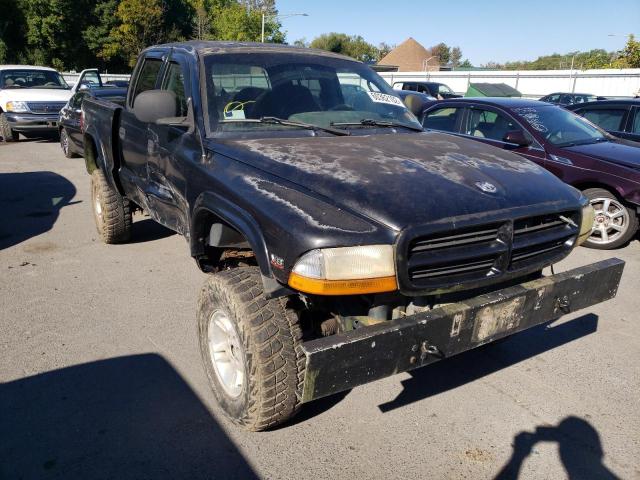 1B7GG2ANXYS629670 - 2000 DODGE DAKOTA QUA BLACK photo 1