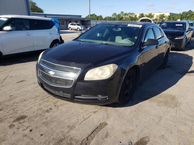 1G1ZG57B18F235130 - 2008 CHEVROLET MALIBU LS BLACK photo 2