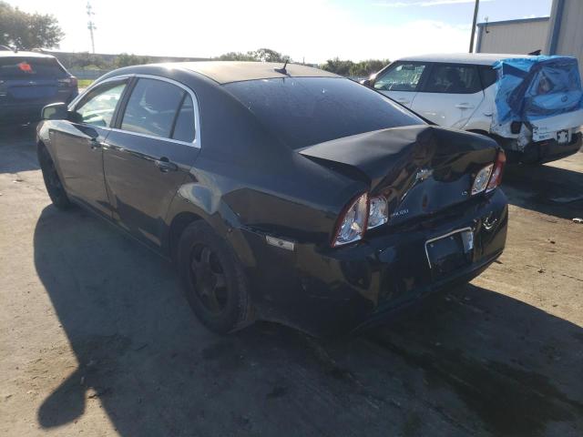 1G1ZG57B18F235130 - 2008 CHEVROLET MALIBU LS BLACK photo 3