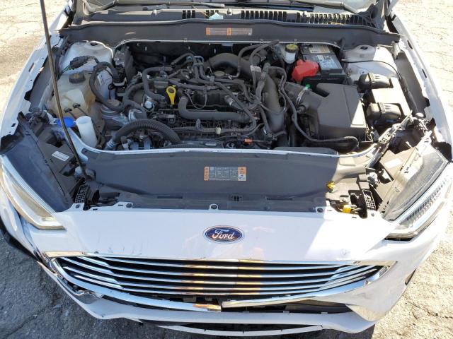 3FA6P0CD8KR270249 - 2019 FORD FUSION SEL WHITE photo 7