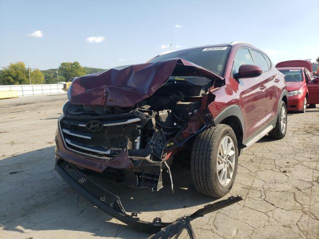 KM8J33A45JU640614 - 2018 HYUNDAI TUCSON SEL BURGUNDY photo 2