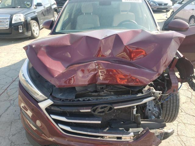 KM8J33A45JU640614 - 2018 HYUNDAI TUCSON SEL BURGUNDY photo 7