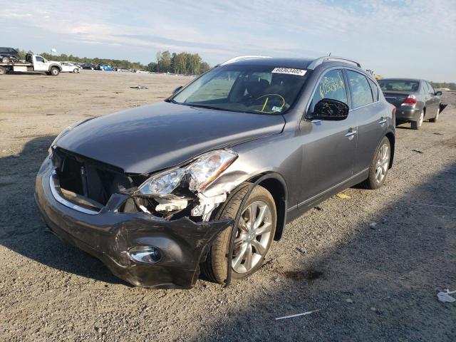 JN1AJ0HR8BM852812 - 2011 INFINITI EX35 BASE GRAY photo 2