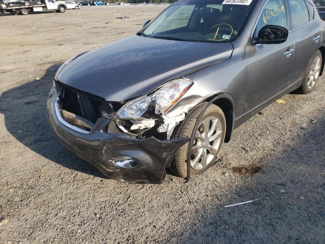 JN1AJ0HR8BM852812 - 2011 INFINITI EX35 BASE GRAY photo 9