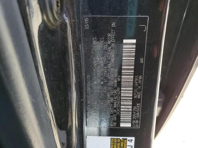 JTLKT324650216299 - 2005 TOYOTA SCION XB Siyah fotoğraf 10