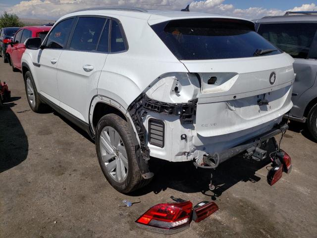 1V2KE2CA3NC203818 - 2022 VOLKSWAGEN ATLAS CROS Белый фото 3