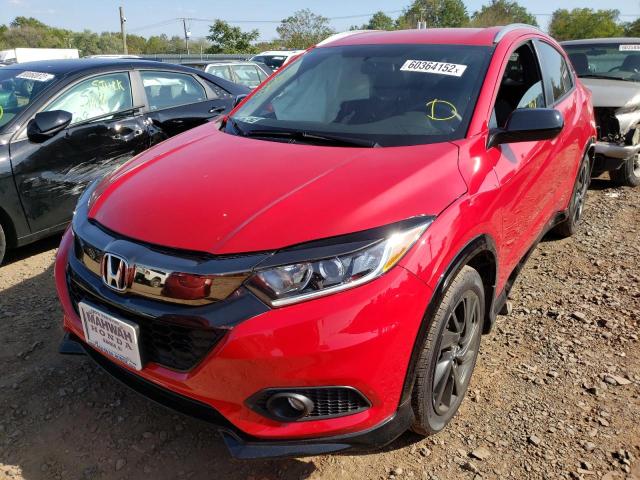 3CZRU6H15NM763996 - 2022 HONDA HR-V SPORT RED photo 2