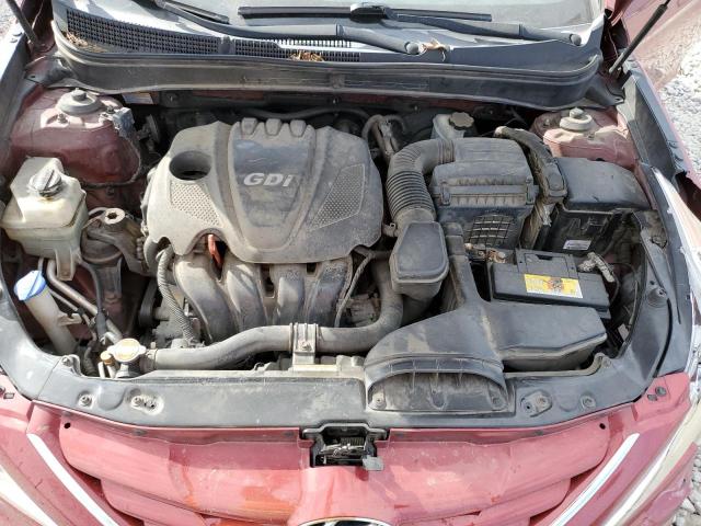 5NPEB4AC0BH129345 - 2011 HYUNDAI SONATA GLS RED photo 7