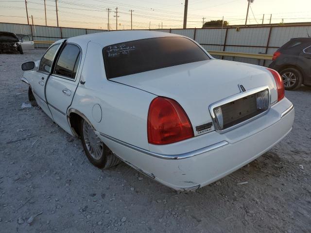 2LNBL8CV8AX623421 - 2010 LINCOLN TOWN CAR S WHITE photo 3