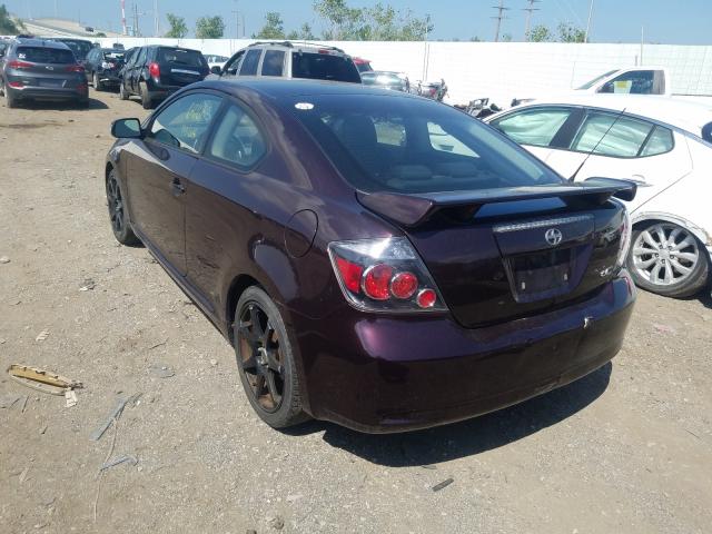 JTKDE167680229431 - 2008 TOYOTA SCION TC BURGUNDY photo 3