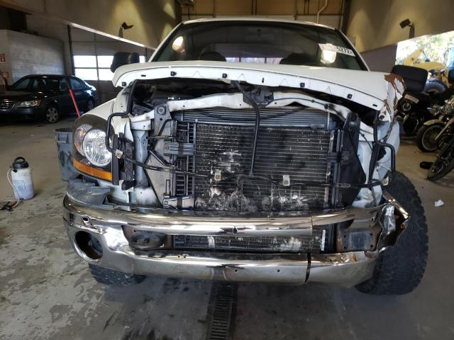 1D7KS28C97J567217 - 2007 DODGE RAM 2500 S WHITE photo 9