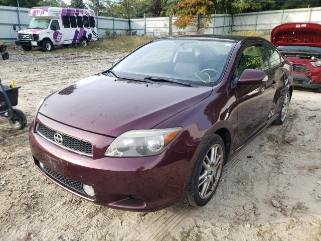 JTKDE167250026127 - 2005 TOYOTA SCION TC BURGUNDY photo 2