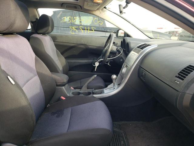 JTKDE167250026127 - 2005 TOYOTA SCION TC BURGUNDY photo 5