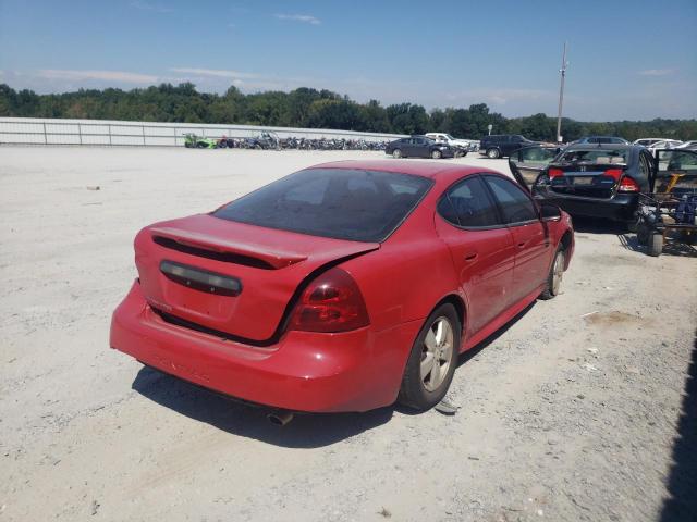 2G2WP552081145055 - 2008 PONTIAC GRAND PRIX წითელი ფოტო 4