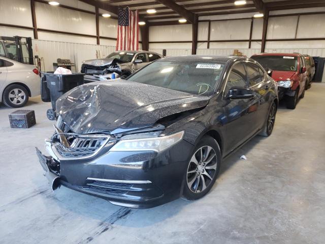 19UUB1F39HA006857 - 2017 ACURA TLX BLACK photo 2