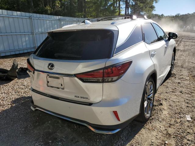 JTJJZKEA1L2016043 - 2020 LEXUS RX 350 L L WHITE photo 4