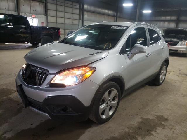 KL4CJBSB7FB265879 - 2015 BUICK ENCORE CON SILVER photo 2