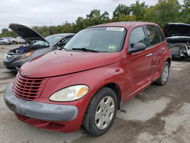 3C4FY58B55T588820 - 2005 CHRYSLER PT CRUISER RED photo 2