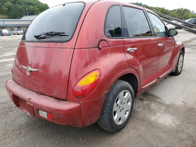 3C4FY58B55T588820 - 2005 CHRYSLER PT CRUISER RED photo 4