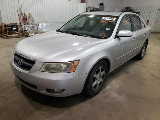 5NPEU46F96H061579 - 2006 HYUNDAI SONATA GLS SILVER photo 2