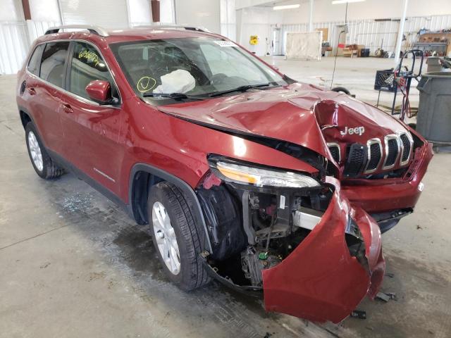 1C4PJLCB9HW604682 - 2017 JEEP CHEROKEE L RED photo 1