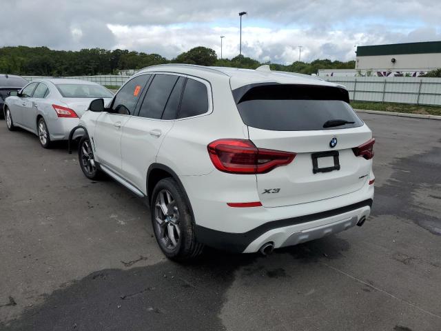 5UXTY5C03M9E37783 - 2021 BMW X3 XDRIVE3 WHITE photo 3