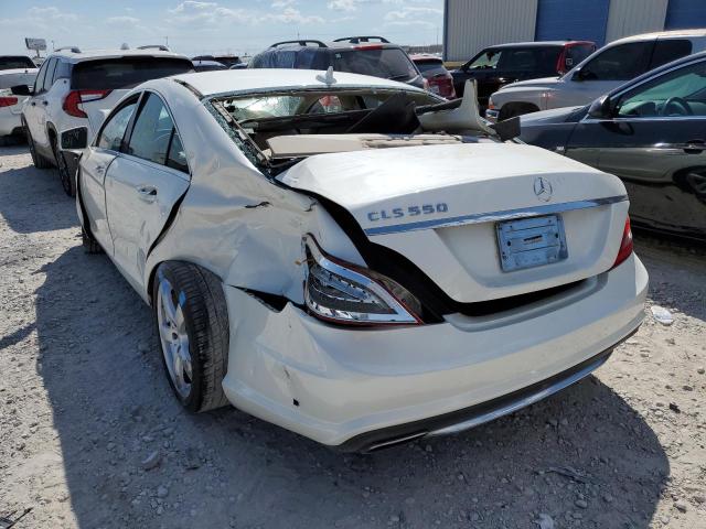 WDDLJ7DB8CA022511 - 2012 MERCEDES-BENZ CLS 550 WHITE photo 3