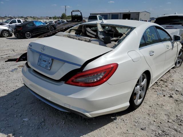 WDDLJ7DB8CA022511 - 2012 MERCEDES-BENZ CLS 550 WHITE photo 4