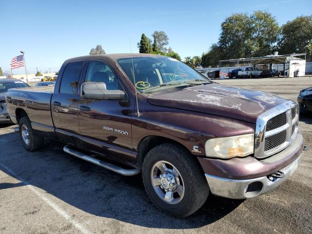 3D7KR28CX5G709911 - 2005 DODGE RAM 2500 S MAROON photo 1