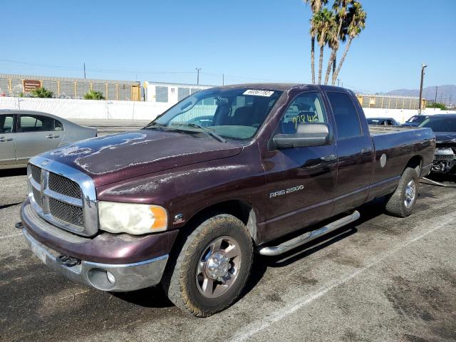 3D7KR28CX5G709911 - 2005 DODGE RAM 2500 S MAROON photo 2
