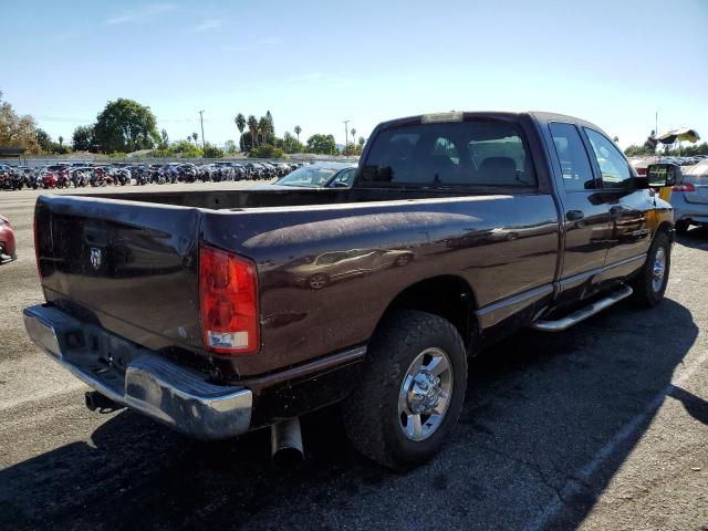 3D7KR28CX5G709911 - 2005 DODGE RAM 2500 S MAROON photo 4