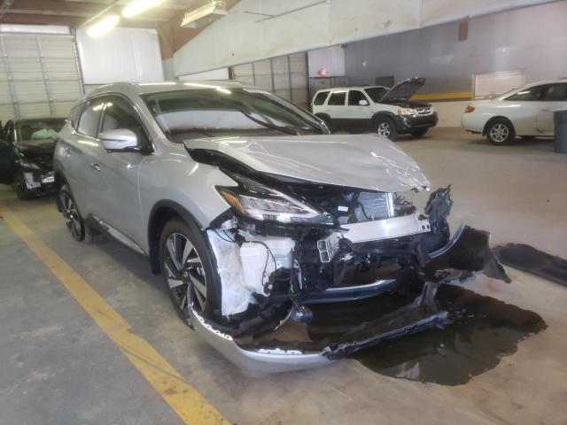 5N1AZ2CJ1NC117601 - 2022 NISSAN MURANO SL SILVER photo 1