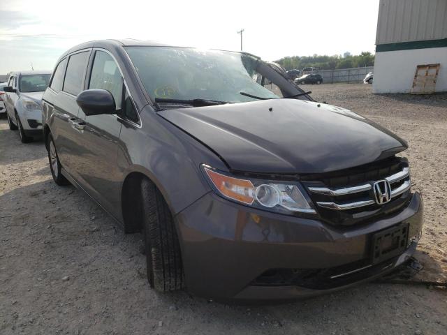 5FNRL5H62FB115424 - 2015 HONDA ODYSSEY EX GRAY photo 1