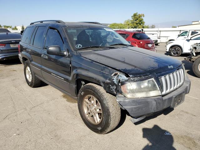 1J4GX48S54C320758 - 2004 JEEP GRAND CHER BLACK photo 1