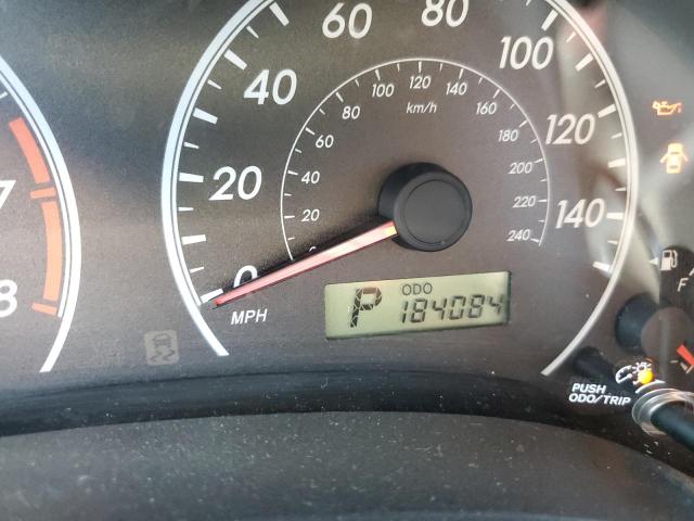 1NXBU40E09Z042069 - 2009 TOYOTA COROLLA BA RED photo 8