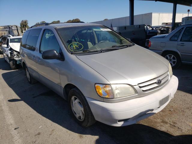 4T3ZF13C91U335627 - 2001 TOYOTA SIENNA LE BEIGE photo 1