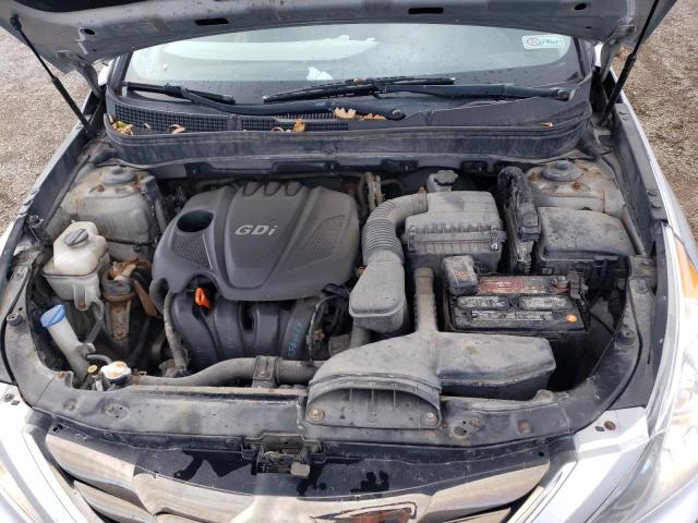 5NPEB4AC9CH485570 - 2012 HYUNDAI SONATA GLS SILVER photo 7