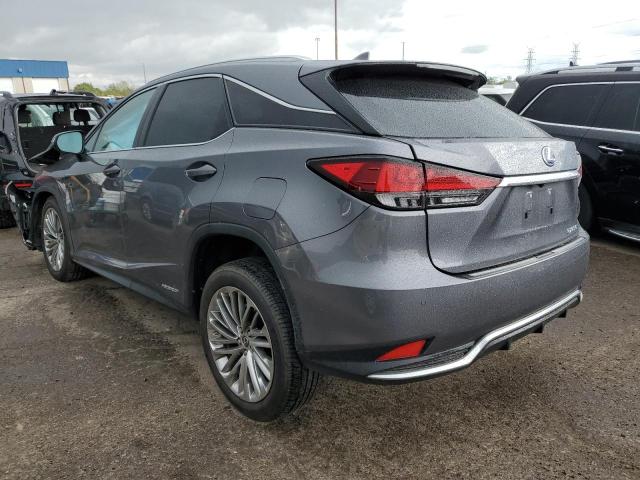 2T2JGMDA2NC077908 - 2022 LEXUS RX 450H GRAY photo 3