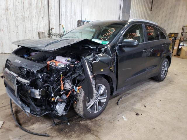 KNDCM3LD6N5539511 - 2022 KIA NIRO LXS GRAY photo 2