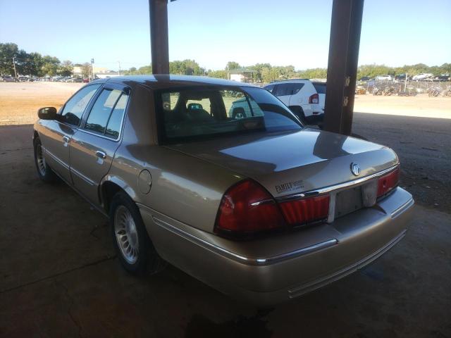 2MEFM75W5YX663273 - 2000 MERCURY GRAND MARQ TAN photo 3