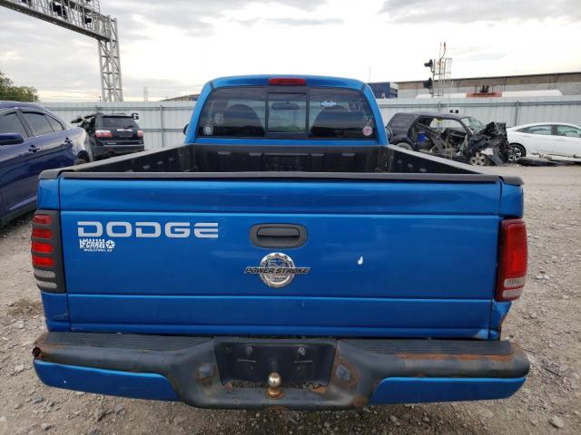 1B7FL26X0XS298467 - 1999 DODGE DAKOTA BLUE photo 6