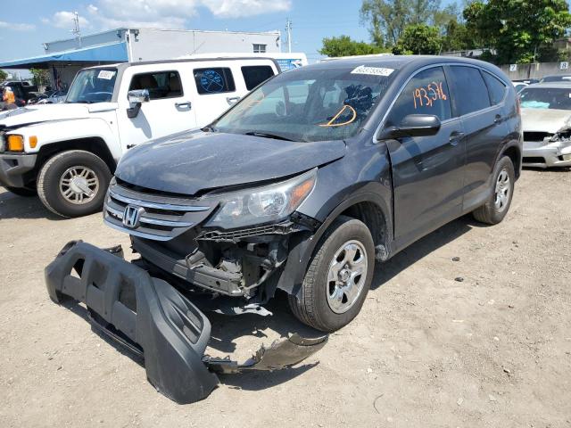 2HKRM4H31CH627508 - 2012 HONDA CR-V LX GRAY photo 2