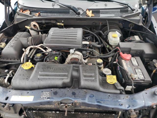 1B7HG38N12S618306 - 2002 DODGE DAKOTA QUA BLUE photo 7