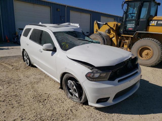 1C4RDJDG8LC257340 - 2020 DODGE DURANGO GT WHITE photo 1