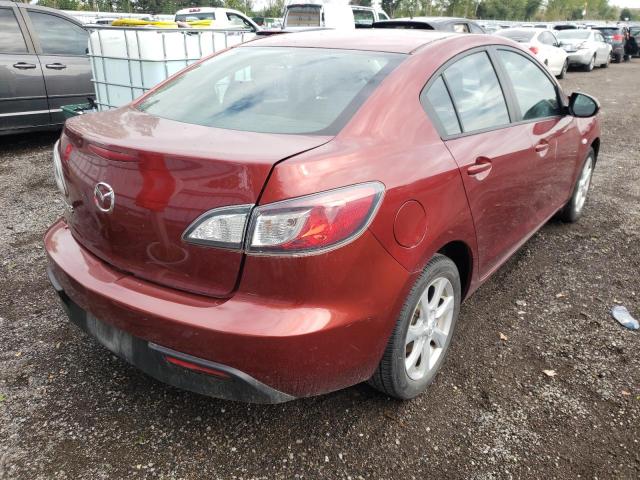 JM1BL1SFXA1107768 - 2010 MAZDA 3 I RED photo 4