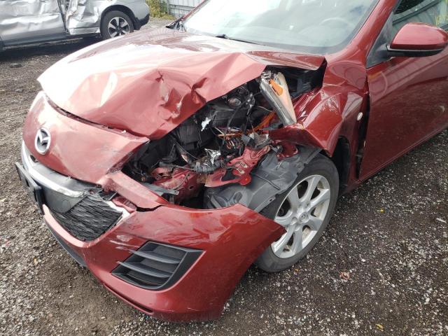 JM1BL1SFXA1107768 - 2010 MAZDA 3 I RED photo 9