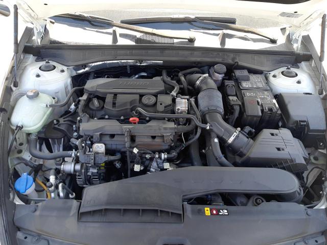 5NPEH4J22LH008517 - 2020 HYUNDAI SONATA LIM WHITE photo 7