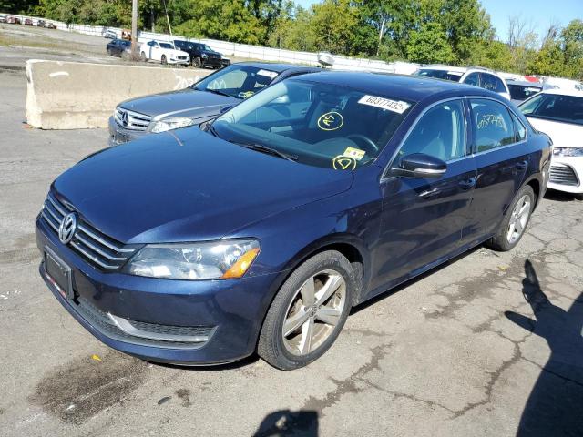 1VWBP7A37DC092568 - 2013 VOLKSWAGEN PASSAT BLUE photo 2