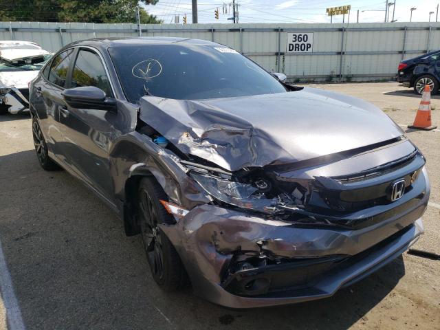 2HGFC2F86MH544242 - 2021 HONDA CIVIC SPOR 灰色 照片 1