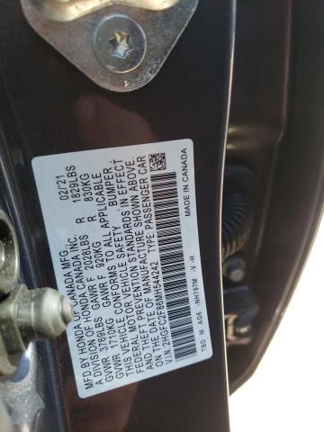 2HGFC2F86MH544242 - 2021 HONDA CIVIC SPOR 灰色 照片 10